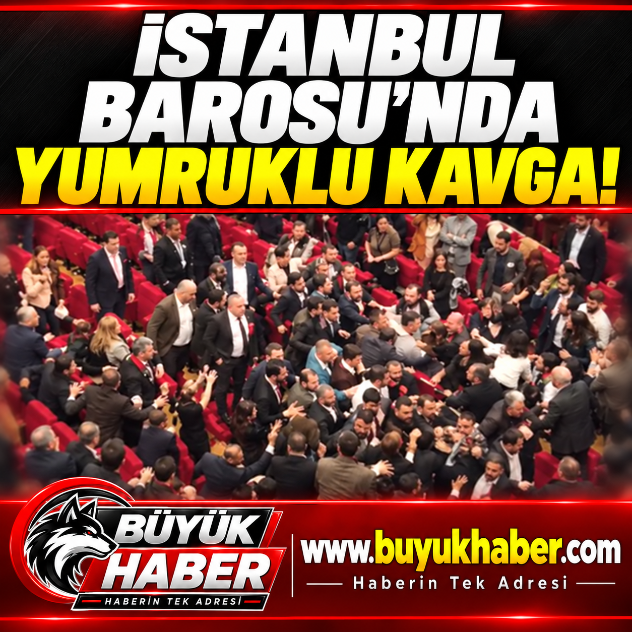 İstanbul Baro'sunda kavga çıktı! Yumruklar havada uçuştu